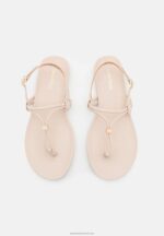 Z62T1511 Women Anna Field T-Bar Sandals Beige - Image 6