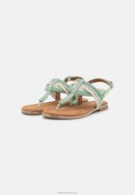 Z62T1514 Women Anna Field T-Bar Sandals Mint - Image 3