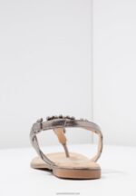 Z62T1515 Women Anna Field T-Bar Sandals Gunmetall - Image 6
