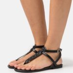 Z62T1516 Women Anna Field T-Bar Sandals Black