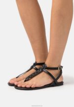 Z62T1516 Women Anna Field T-Bar Sandals Black