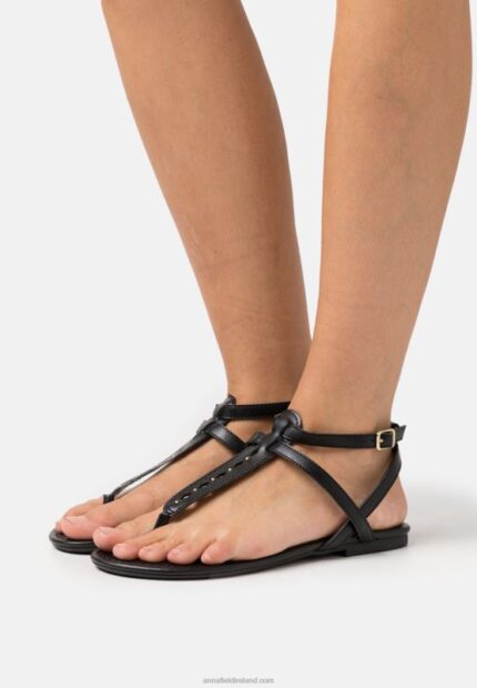 Z62T1516 Women Anna Field T-Bar Sandals Black