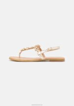 Z62T1517 Women Anna Field T-Bar Sandals Gold - Image 2