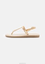 Z62T1518 Women Anna Field T-Bar Sandals Gold - Image 2