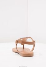 Z62T1519 Women Anna Field T-Bar Sandals Brown - Image 5