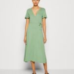 Z62T151 Women Anna Field Jersey Dress Green