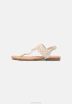 Z62T1524 Women Anna Field T-Bar Sandals Off-White - Image 2