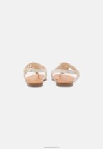 Z62T1524 Women Anna Field T-Bar Sandals Off-White - Image 4
