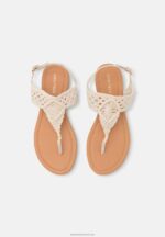 Z62T1524 Women Anna Field T-Bar Sandals Off-White - Image 6