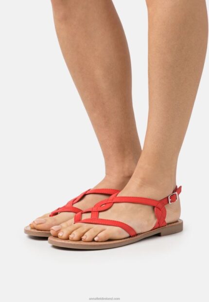 Z62T1525 Women Anna Field T-Bar Sandals Red