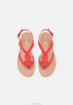 Z62T1525 Women Anna Field T-Bar Sandals Red - Image 6