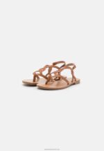 Z62T1527 Women Anna Field T-Bar Sandals Cognac - Image 3