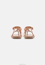 Z62T1527 Women Anna Field T-Bar Sandals Cognac - Image 4