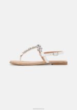 Z62T1528 Women Anna Field T-Bar Sandals White - Image 2