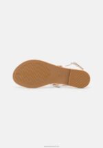 Z62T1528 Women Anna Field T-Bar Sandals White - Image 5