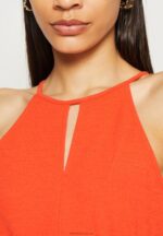 Z62T152 Women Anna Field Jersey Dress Red - Image 6