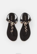 Z62T1530 Women Anna Field T-Bar Sandals Black - Image 6