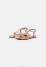 Z62T1535 Women Anna Field T-Bar Sandals Light Pink - Image 3