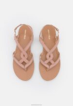 Z62T1535 Women Anna Field T-Bar Sandals Light Pink - Image 6