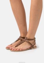 Z62T1537 Women Anna Field T-Bar Sandals Cognac