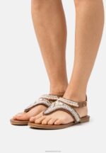 Z62T1540 Women Anna Field T-Bar Sandals Beige