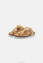 Z62T1543 Women Anna Field T-Bar Sandals Khaki - Image 3