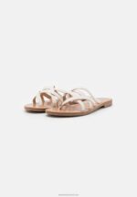 Z62T1544 Women Anna Field T-Bar Sandals White - Image 3