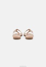 Z62T1544 Women Anna Field T-Bar Sandals White - Image 4