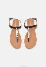 Z62T1547 Women Anna Field T-Bar Sandals Black - Image 6