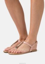 Z62T1548 Women Anna Field T-Bar Sandals Light Pink