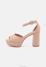 Z62T1550 Women Anna Field Platform Sandals Light Pink - Image 2