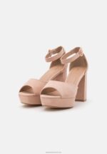 Z62T1550 Women Anna Field Platform Sandals Light Pink - Image 3