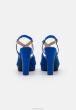 Z62T1552 Women Anna Field Platform Sandals Blue - Image 4