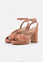 Z62T1553 Women Anna Field Platform Sandals Dark Rose - Image 3