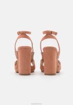 Z62T1553 Women Anna Field Platform Sandals Dark Rose - Image 4