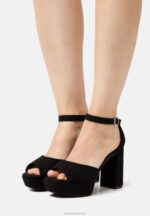 Z62T1562 Women Anna Field Platform Sandals Black