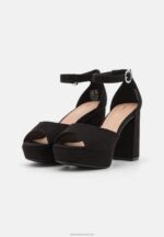 Z62T1562 Women Anna Field Platform Sandals Black - Image 3