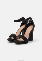 Z62T1564 Women Anna Field High Heeled Sandals Black - Image 3