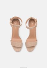 Z62T1566 Women Anna Field High Heeled Sandals Rose Gold - Image 6