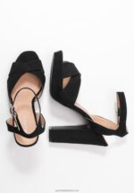 Z62T1567 Women Anna Field High Heeled Sandals Black - Image 4