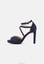 Z62T1569 Women Anna Field Platform Sandals Dark Blue - Image 2