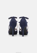 Z62T1569 Women Anna Field Platform Sandals Dark Blue - Image 4