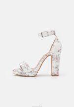 Z62T1573 Women Anna Field High Heeled Sandals White/Lilac - Image 2