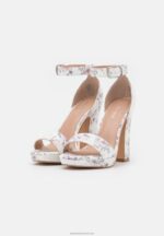 Z62T1573 Women Anna Field High Heeled Sandals White/Lilac - Image 3