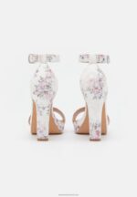 Z62T1573 Women Anna Field High Heeled Sandals White/Lilac - Image 4
