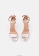 Z62T1573 Women Anna Field High Heeled Sandals White/Lilac - Image 6