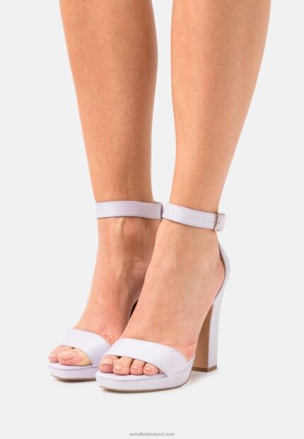 Z62T1574 Women Anna Field High Heeled Sandals Lilac