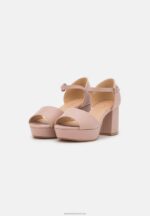 Z62T1577 Women Anna Field Platform Sandals Light Pink - Image 3