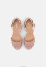 Z62T1577 Women Anna Field Platform Sandals Light Pink - Image 6