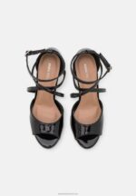 Z62T1582 Women Anna Field Platform Sandals Black - Image 6
